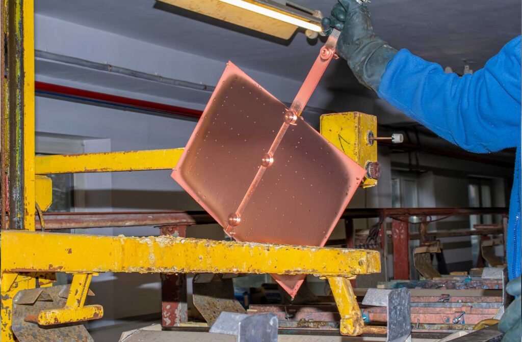 copper finishing for surface treatment